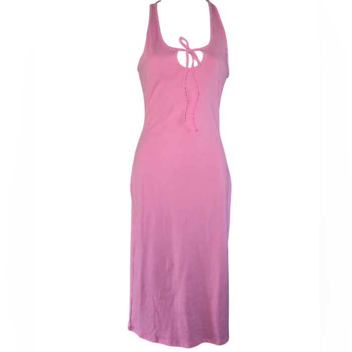 Wild Fable Butterbliss Sleeveless Keyhole Dress Sundress Size Xs Pink New